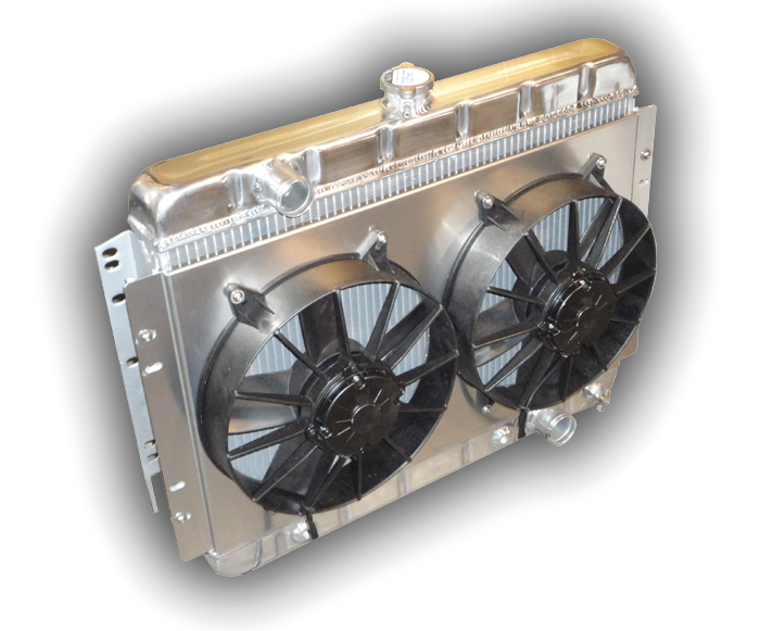 Chevelle Aluminum Radiator With Dual Fans Entropy Ecp